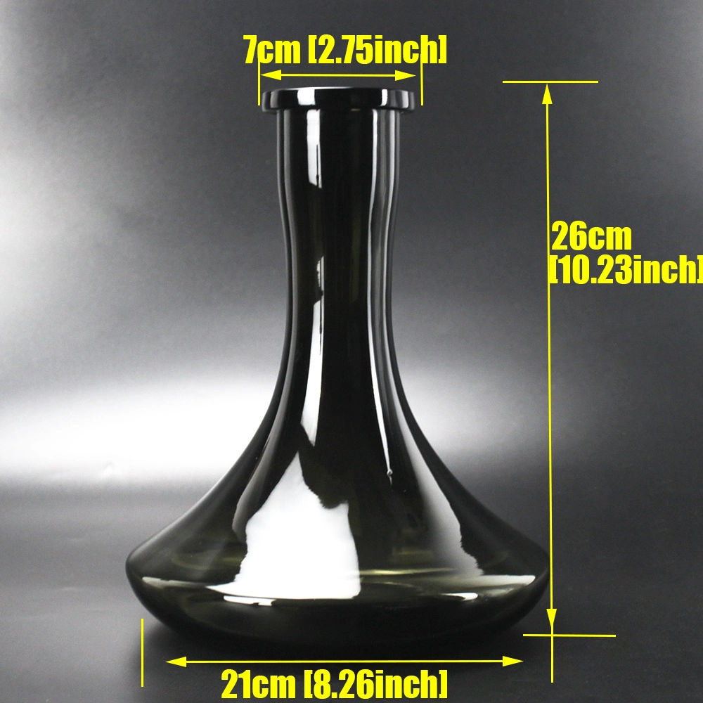 High-Quality Arab Shisha Hookah Glass Big Bottle Sheesha Narguile Pot Smoking Accessories Household Vase